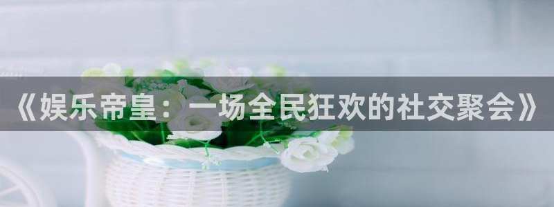 泰达娱乐预测在线预测：《娱乐帝皇：一场全民狂欢的社交聚会》